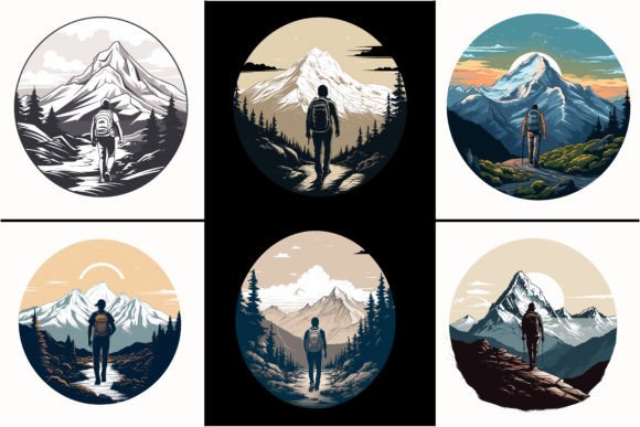 Download Adventure Mountain Hiking Man Silhouette - Silhouette Collection