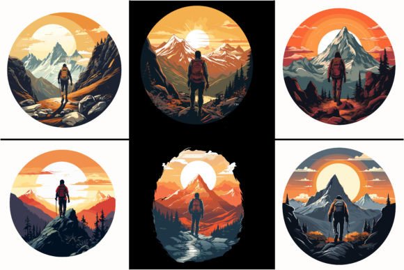 Download Adventure Mountain Hiking Man Silhouette - Silhouette Collection