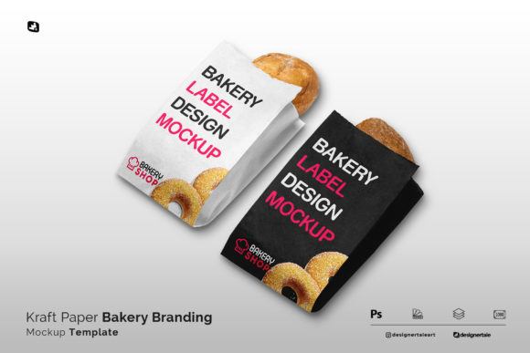 Download Kraft Paper Bakery Branding Mockup - Bakery branding Collection