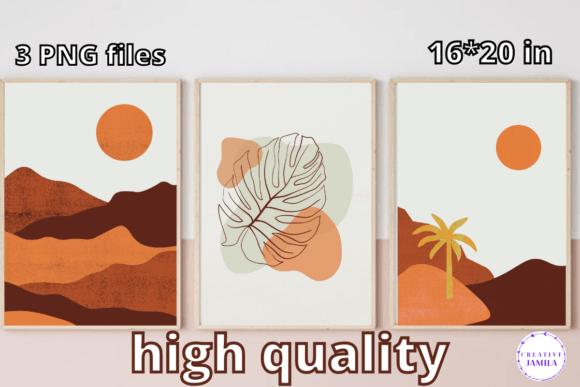 Download Boho Wall Art Set of 3 Prints - Wall art set of 3 Collection