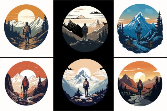 Download Adventure Mountain Hiking Man Silhouette - Silhouette Collection