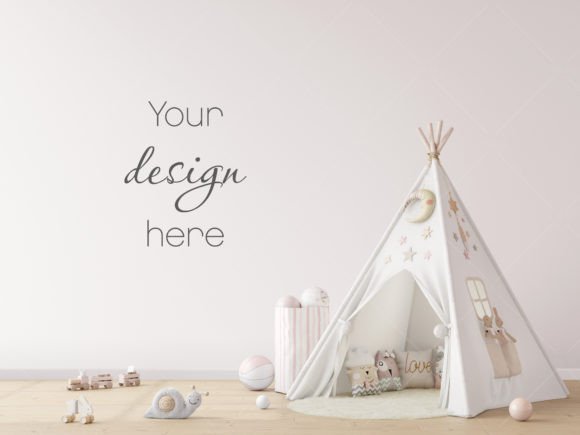 Download Kids Room Interior Background Mockup JPG - Interior background Collection
