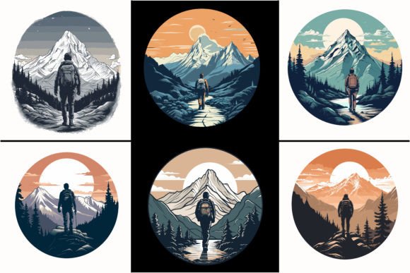 Download Adventure Mountain Hiking Man Silhouette - Silhouette Collection