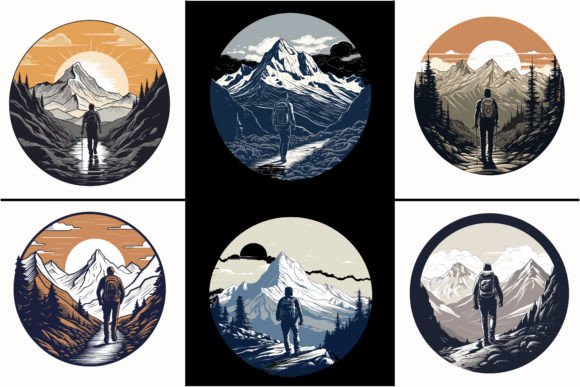 Download Adventure Mountain Hiking Man Silhouette - Silhouette Collection